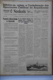 Página do jornal O Nordeste de julho de 1942