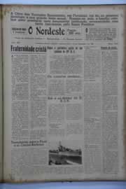 Página do jornal O Nordeste de setembro de 1942
