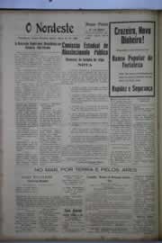 Página do jornal O Nordeste de outubro de 1942