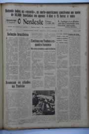 Página do jornal O Nordeste de novembro de 1942