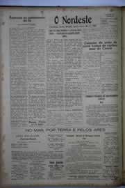 Página do jornal O Nordeste de novembro de 1942