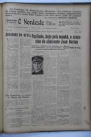 Página do jornal O Nordeste de dezembro de 1942