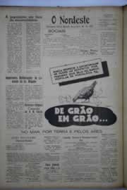 Página do jornal O Nordeste de dezembro de 1942