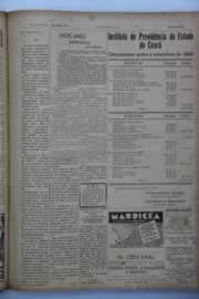 Página do jornal O Nordeste de janeiro de 1944