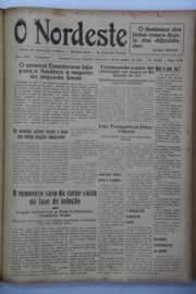 Página do jornal O Nordeste de janeiro de 1944
