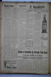 Página do jornal O Nordeste de janeiro de 1944