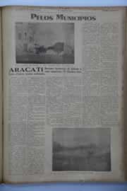 Página do jornal O Nordeste de janeiro de 1944