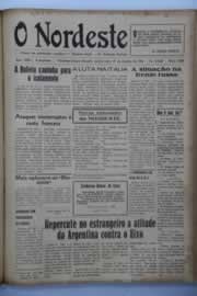 Página do jornal O Nordeste de janeiro de 1944