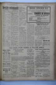 Página do jornal O Nordeste de fevereiro de 1944