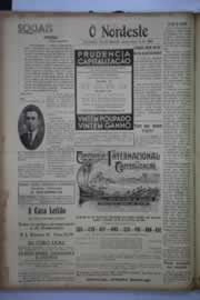 Página do jornal O Nordeste de março de 1944