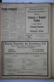 Página do jornal O Nordeste de março de 1944