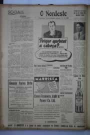 Página do jornal O Nordeste de março de 1944