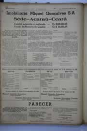Página do jornal O Nordeste de março de 1944