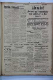 Página do jornal O Nordeste de março de 1944