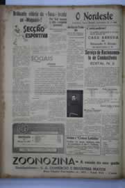 Página do jornal O Nordeste de março de 1944