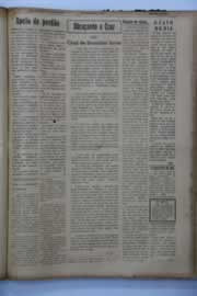 Página do jornal O Nordeste de abril de 1944