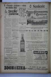 Página do jornal O Nordeste de abril de 1944