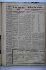Página do jornal O Nordeste de abril de 1944