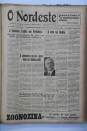 Página do jornal O Nordeste de abril de 1944