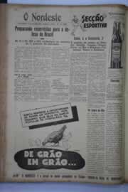Página do jornal O Nordeste de abril de 1944