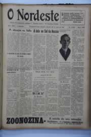Página do jornal O Nordeste de abril de 1944