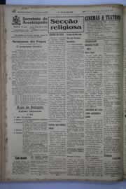 Página do jornal O Nordeste de abril de 1944