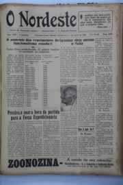 Página do jornal O Nordeste de maio de 1944