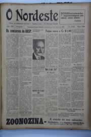 Página do jornal O Nordeste de maio de 1944