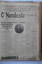 Página do jornal O Nordeste de maio de 1944