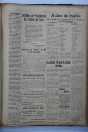 Página do jornal O Nordeste de maio de 1944
