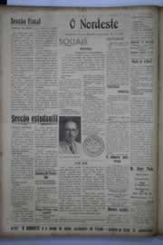 Página do jornal O Nordeste de maio de 1944
