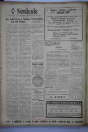 Página do jornal O Nordeste de junho de 1944
