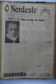 Página do jornal O Nordeste de junho de 1944