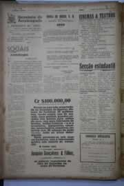 Página do jornal O Nordeste de julho de 1944