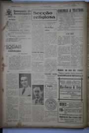 Página do jornal O Nordeste de julho de 1944