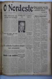 Página do jornal O Nordeste de julho de 1944