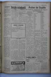 Página do jornal O Nordeste de julho de 1944