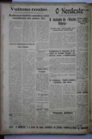 Página do jornal O Nordeste de julho de 1944
