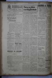 Página do jornal O Nordeste de agosto de 1944