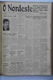 Página do jornal O Nordeste de agosto de 1944