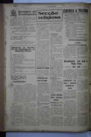 Página do jornal O Nordeste de agosto de 1944