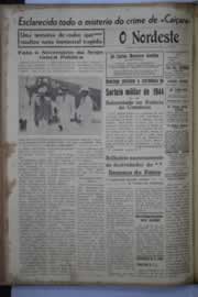 Página do jornal O Nordeste de setembro de 1944