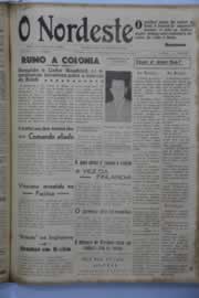 Página do jornal O Nordeste de setembro de 1944