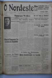 Página do jornal O Nordeste de outubro de 1944