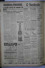 Página do jornal O Nordeste de outubro de 1944