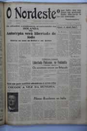 Página do jornal O Nordeste de outubro de 1944