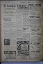Página do jornal O Nordeste de outubro de 1944
