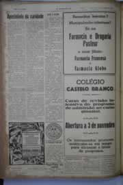 Página do jornal O Nordeste de outubro de 1944