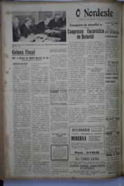 Página do jornal O Nordeste de outubro de 1944