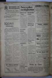 Página do jornal O Nordeste de outubro de 1944